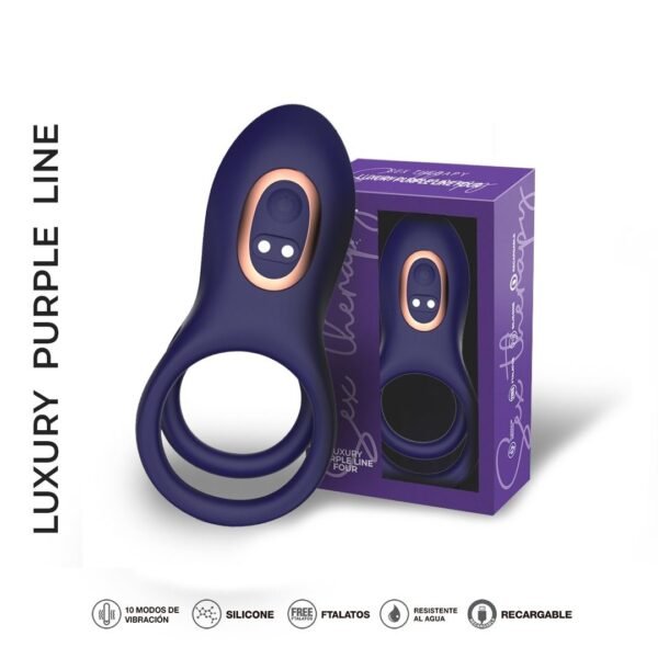 Anillo vibrador LUXURY PURPLE