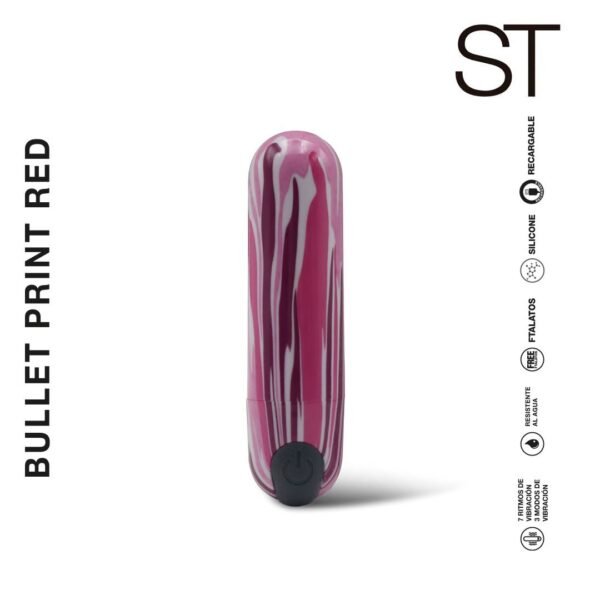 Estimulador de clitoris PRINT RED