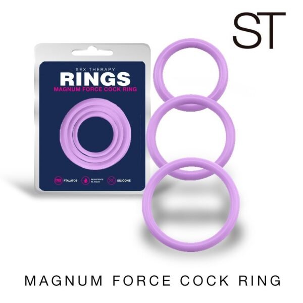 Anillos x 3 purple Magnum
