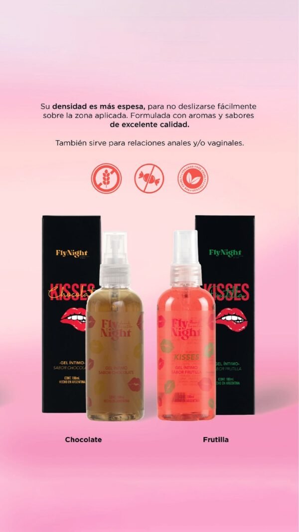 Kisses frutilla 100ml comestible