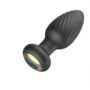 Plug anal de entrenamiento con rotación 360° y control remoto
