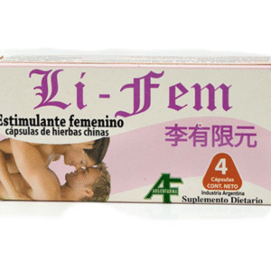 li fem x 4 Vigorizante femenino LI FEM x 4