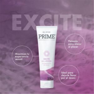 Lubricante PRIME excite Con L- arginina 22g