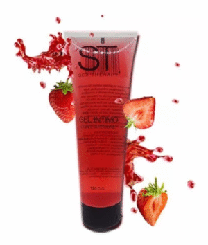Lubricante sex therapy 120 cc Estimulante y comestible FRUTILLA