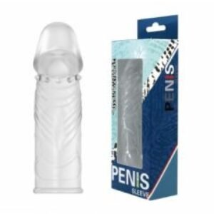 PENIS SLEEVE-FUNDA DE SILICONA TEXTURADA elastica EXTENSORA
