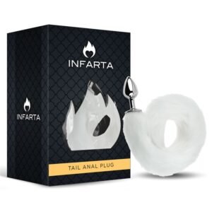 cola larga INFARTA blanca PLUG ANAL COLA LARGA talle S BLANCO