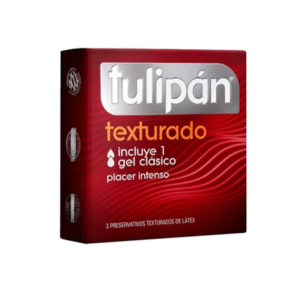 tulipan TEXTURADO Preservativos TULIPAN texturado x3