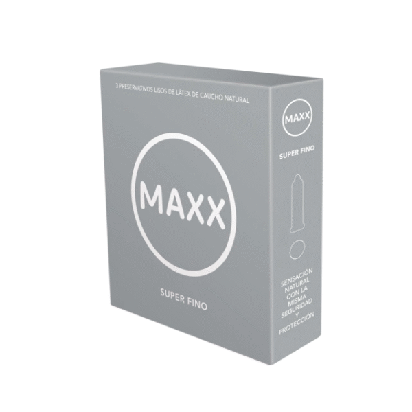 MAXX SUPER ULTRA FINO MAXX preservativos x 3 super fino