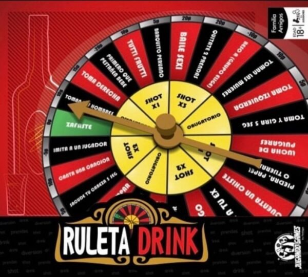 RULETA DRINK juego para amigos