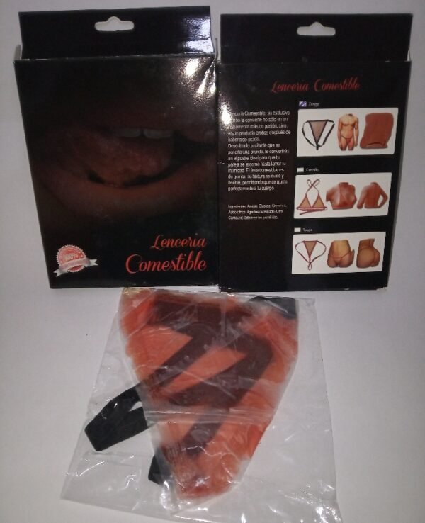 Zunga comestible hasta el talle 6 de caramelo