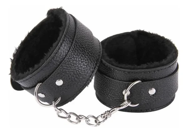 esposas negras Esposas con Peluche Negro