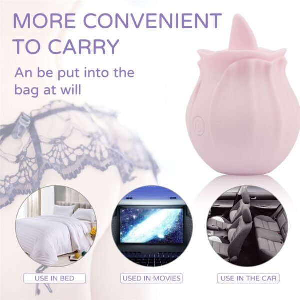 nectar rosaaa SWEET NECTAR flor carga usb LENGUA CON MOVIMIENTO