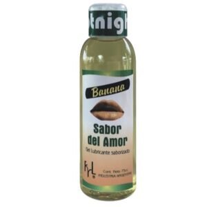 sabor del amor banana Lubricante sabor del amor BANANA 75cc