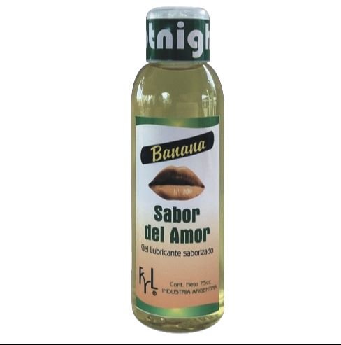 sabor del amor banana Lubricante sabor del amor BANANA 75cc