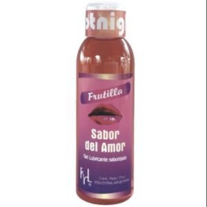 saborizado frutilla Lubricante sabor del amor FRUTILLA 75ml