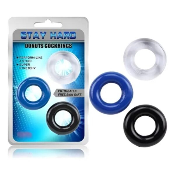 KIT ANILLO X 3 (retrasa eyac. y evita la disfunción)